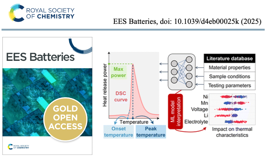 Article published in EES Batteries